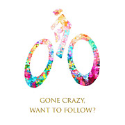 Gone Crazy Want to Follow Digital Art by Lena Owens