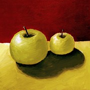 Granny Smith Apples Painting by Michelle Calkins Granny Smith Apples Painting by Michelle Calkins