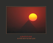Gratitude Is The Key To My Life Photograph by Donna Corless