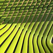 Green Chair Seen From Above Photograph by Juan Silva