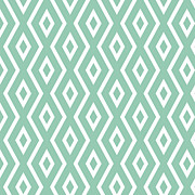 Green Diamond Pattern Mixed Media by Christina Rollo