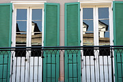 Green Shutters Reflections Photograph by KG Thienemann