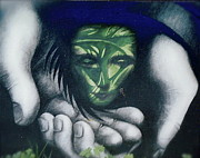 Green thumb Drawing by Leizel Grant