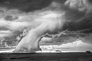 Groom Storm BW Photograph by Scott Cordell