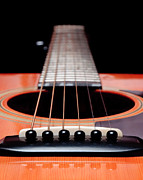 Guitar Orange 19 Photograph by Andee Design