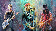 Guns N Roses Painting by Miki De Goodaboom