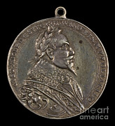 Gustavus II Adolphus, 1594-1632, King Of Sweden 1611 [obverse] Photograph by German Or Scandinavian 17th Century