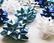 Hanukkah Bows- Photography by Linda Woods Photograph by Linda Woods