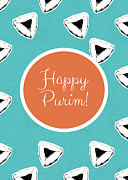 Happy Purim Hamentashen- Art by Linda Woods Mixed Media by Linda Woods
