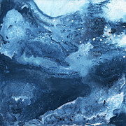 Harmonious Blues- Art by Linda Woods Mixed Media by Linda Woods Harmonious Blues- Art by Linda Woods Mixed Media by Linda Woods