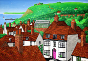 Hastings Old Town Painting by Larry Smart