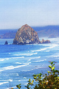 Haystack Rock Oregon Photograph by Tom Janca