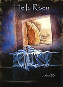 He Is Risen Pastel by Susan Jenkins
