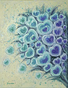 Heart Bouquet for Dad Painting by Yoonhee Ko Heart Bouquet for Dad Painting by Yoonhee Ko