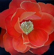 Heart-centered Rose Painting by Karen Jane Jones