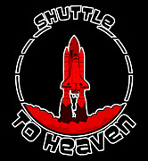 Heavens Shuttle Digital Art by Piotr Dulski