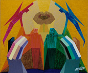 Helpful God Painting by Michael Bellon