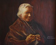 Herbert Abrams Mother Painting by Quwatha Valentine Herbert Abrams Mother Painting by Quwatha Valentine