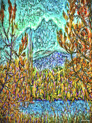 Hidden Lake Digital Art by Joel Bruce Wallach
