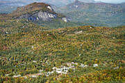 Highlands and Whiteside Mountain Aerial Photo Photograph by David Oppenheimer