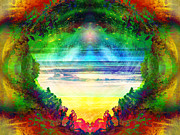 Parting the Path Digital Art by Atousa Raissyan