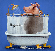 Hogwash... Painting by Will Bullas