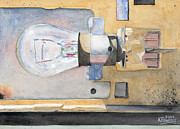 Holding on to an Idea Painting by Ken Powers Holding on to an Idea Painting by Ken Powers