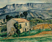 House in Provence, from 1886-1890 Painting by Paul Cezanne House in Provence, from 1886-1890 Painting by Paul Cezanne