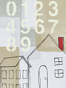 House Plans 3- Art by Linda Woods Painting by Linda Woods
