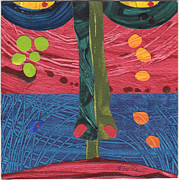 Hu Face 5 Painting by Petra Rau Hu Face 5 Painting by Petra Rau