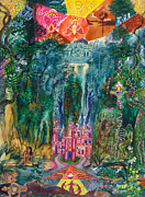 Huarmi Taquina  Painting by Pablo Amaringo