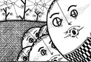 Humpty  Drawing by Daniel Rustad