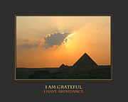 I Am Grateful I Have Abundance Photograph by Donna Corless