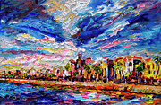 Impressionist Charleston South Carolina The Battery Painting by Ginette Callaway