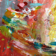 In My Dreams- Abstract Art by Linda Woods Painting by Linda Woods