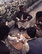Indian Street Card Game Photograph by Robert E Alter Reflections of Infinity