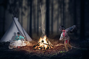 Indigenous peoples of the Americas Digital Art by Aged Pixel