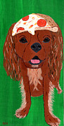 Indy - Pizza Painting by Nick Nestle