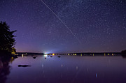 International Space Station over Branch Lake Photograph by Kirkodd Photography Of New England