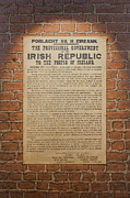 Irish Republic 1916 Proclamation of Independence Painting by Brian McCarthy