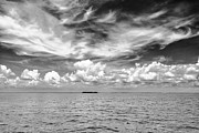 Island, Clouds, Sky, Water Photograph by Louise Lindsay