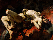 Ixion Thrown into Hades Painting by Jules Elie Delaunay Ixion Thrown into Hades Painting by Jules Elie Delaunay