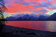 Jackson Lake Sunset Photograph by Greg Norrell Jackson Lake Sunset Photograph by Greg Norrell