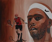 James Blake Painting by Quwatha Valentine James Blake Painting by Quwatha Valentine