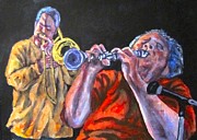 Jazz Painting by Barbara O'Toole