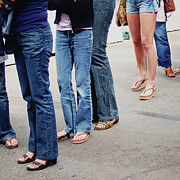 Jeans and Sandals- Photography by Linda Woods Photograph by Linda Woods