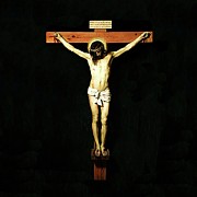 Jesus Crucifixion  Mixed Media by Diego Velasquez