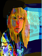Jody  #2 Mixed Media by Zsanan Studio
