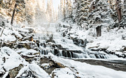 Joffre Creek Waterfall Photograph by Ian Stotesbury