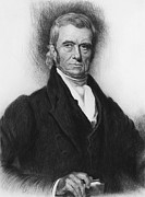 John Marshall - Founding Father and Chief Justice Mixed Media by War Is Hell Store